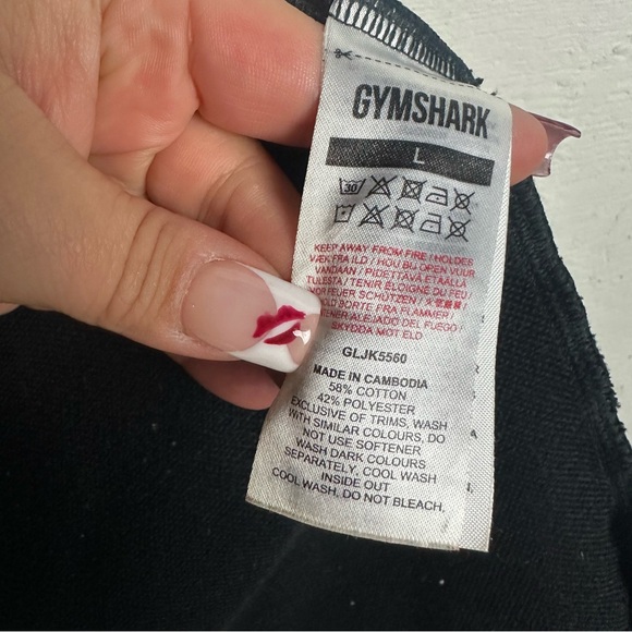 Gymshark x Whitney Simmons black cardigan size large - Picture 8 of 10